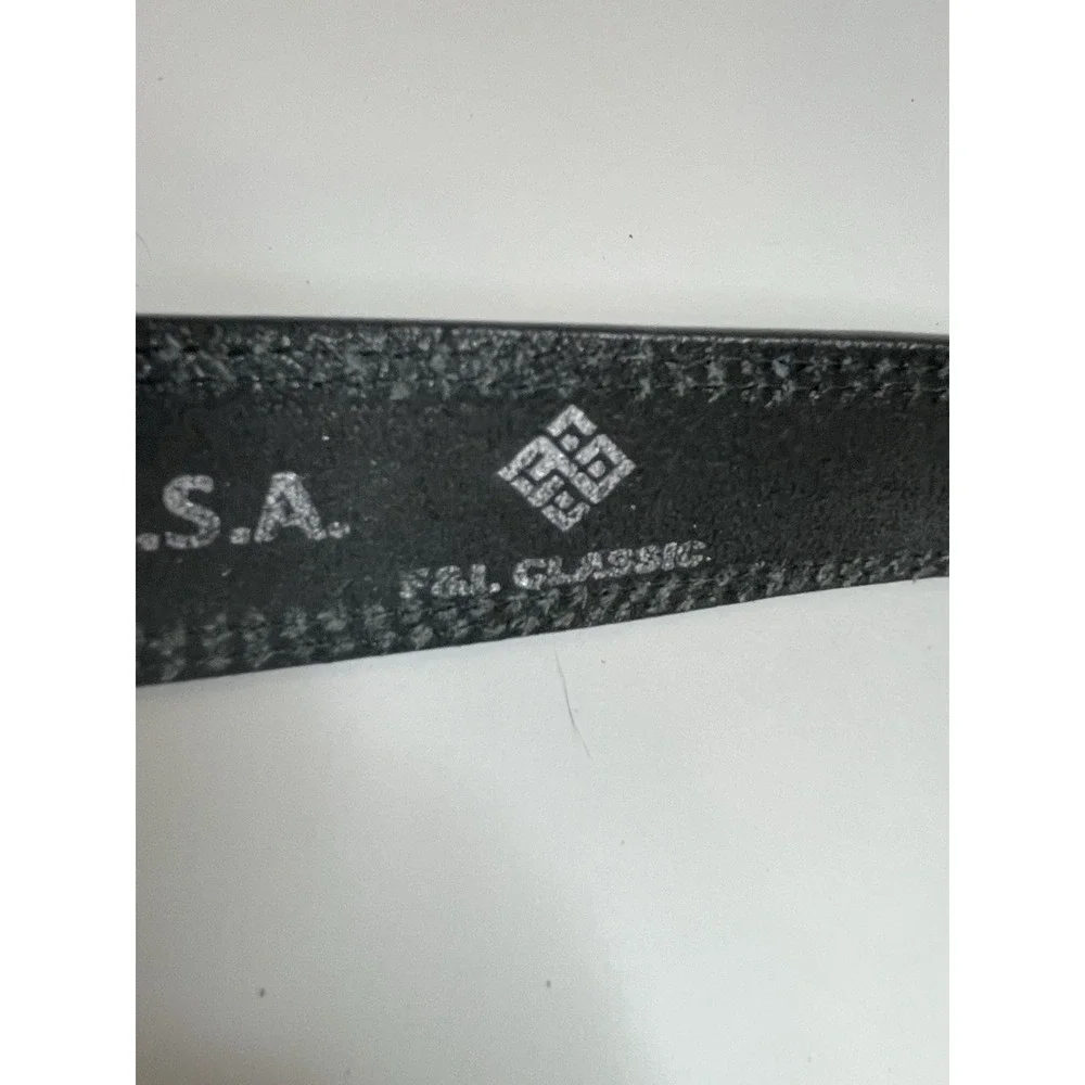 Belt Black Leather Dress Belt Belt Size 40